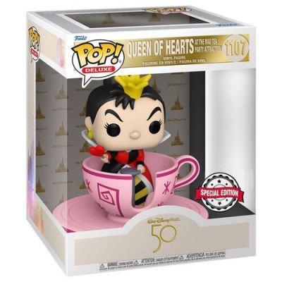Figura POP #1107 Walt Disney World 50th Queen of Hearts at mad tea party Exclusive