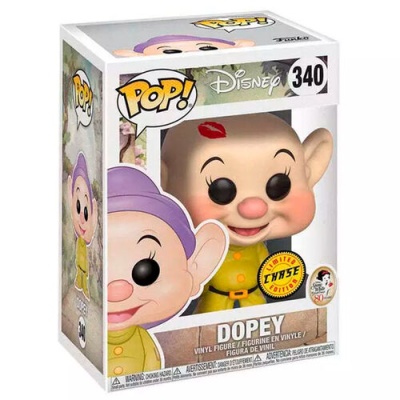 Figura POP #340 Disney Branca de Neve e os Sete Anões Dopey Chase