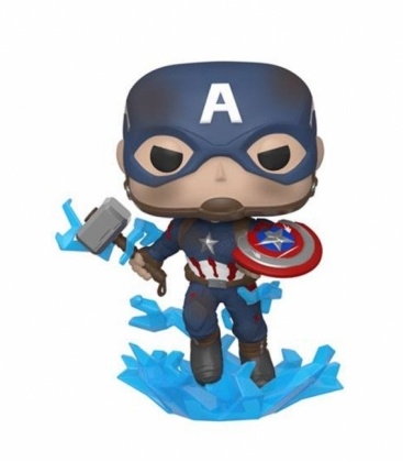 Funko POP! #573 Captain America W/Broken Shield & Mjölnir - Marvel