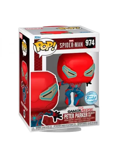 Funko Pop! #974 Vinyl Spider-Man Peter Parker Velocity Suit - Marvel