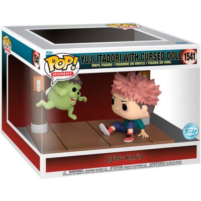 Figura POP #1541 Moment Jujutsu Kaisen Yuji Itadori with Cursed Doll Exclusive