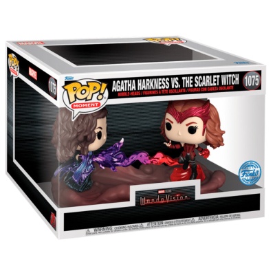 Figura POP #1075 Moment Marvel WandaVision Agatha Harkness Vs The Scarlet Witch Exclusive