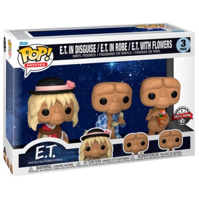 Blister 3 figuras POP E.T Extraterrestre Exclusive