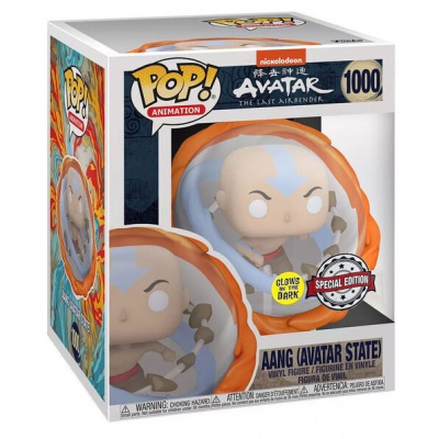 Figura POP #1000 Avatar Aang All Elements Glow in the Dark Exclusive