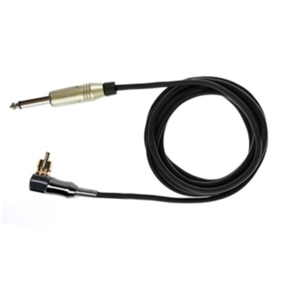 Cabo RCA angulado de 90 graus de Electric Ink - preto