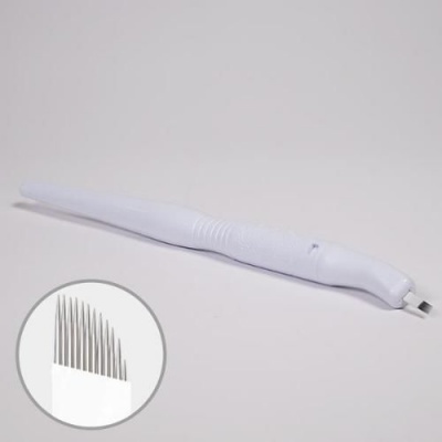 Tebori descartável Flex Curved 0,22mm Tebori descartável Flex Curved 0,22mm