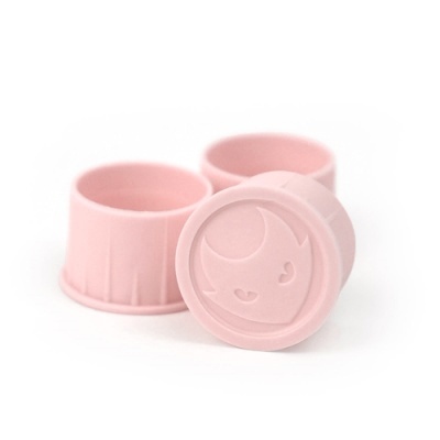 Ink Cups - Batoques de silicone – GG (100un) – Rosa