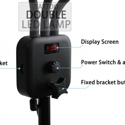 LÂMPADA DE LED DE BRAÇOS DUPLOS TATUAGEM