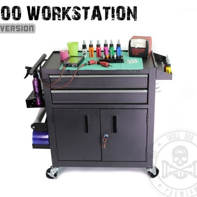 CARRINHO - ESTAÇÃO DE TRABALHO DE TATUAGEM PRETO