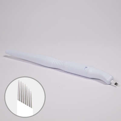 Tebori descartável flex curved (7, 9, 11, 12 – 0.22mm)