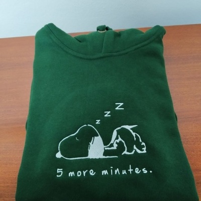 Sweat com Capuz Bordada