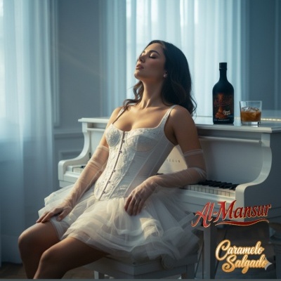 Licor Al-Mansur - Caramelo Salgado -Cream Artesanal Premium (500 ml)