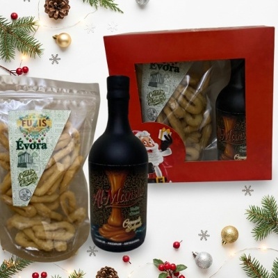 Pack Natal Licor Al-Mansur Caramelo Salgado + Fuzis