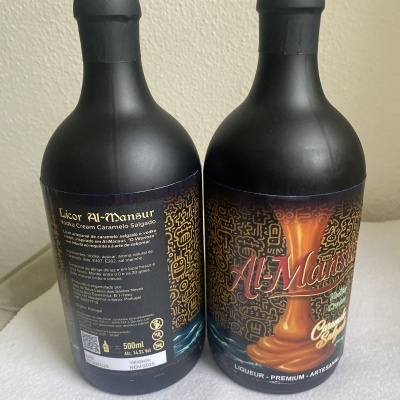 Licor Al-Mansur - Caramelo Salgado -Cream Artesanal Premium (500 ml)