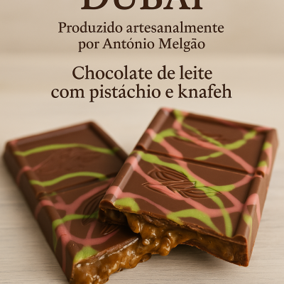 Chocolate Dubai – Uma Experiência Artesanal de Luxo - 100g