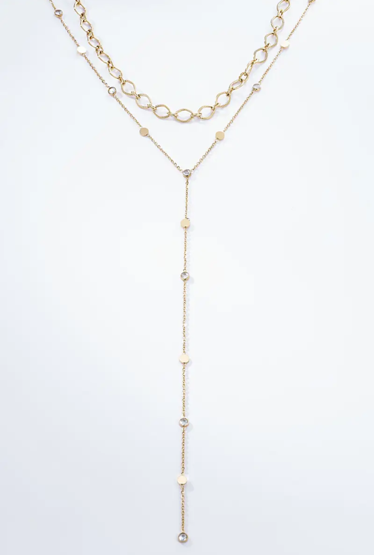 Elysian Elegance Necklace in Stainless Steel
