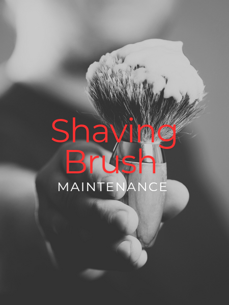 Manutenção de Píncel de Barbear Manutenção de Píncel de Barbear