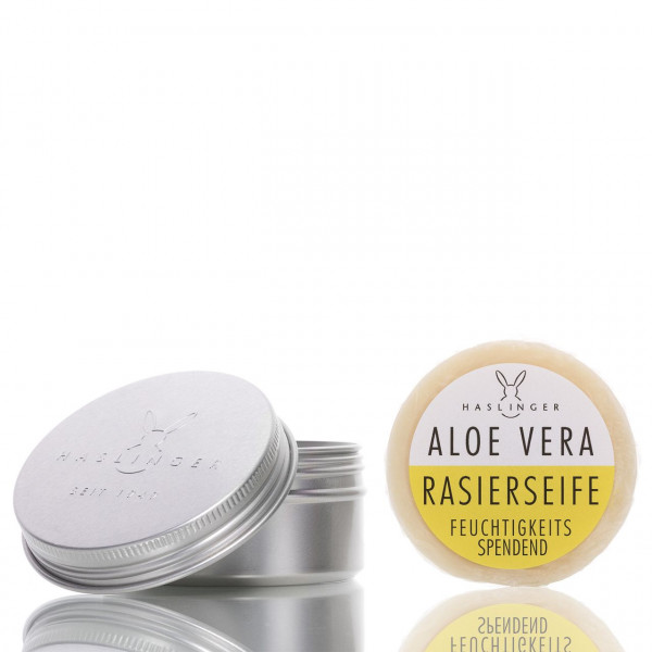 Haslinger Shaving Soap 60gr IN ALUMINUM BOX