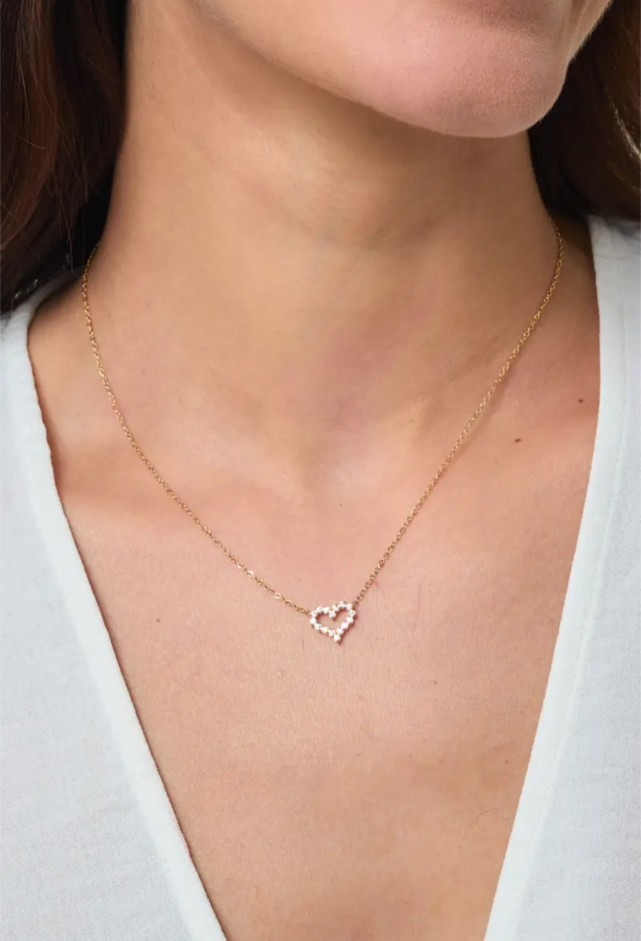 Heart of Elegance Necklace Stainless Steel