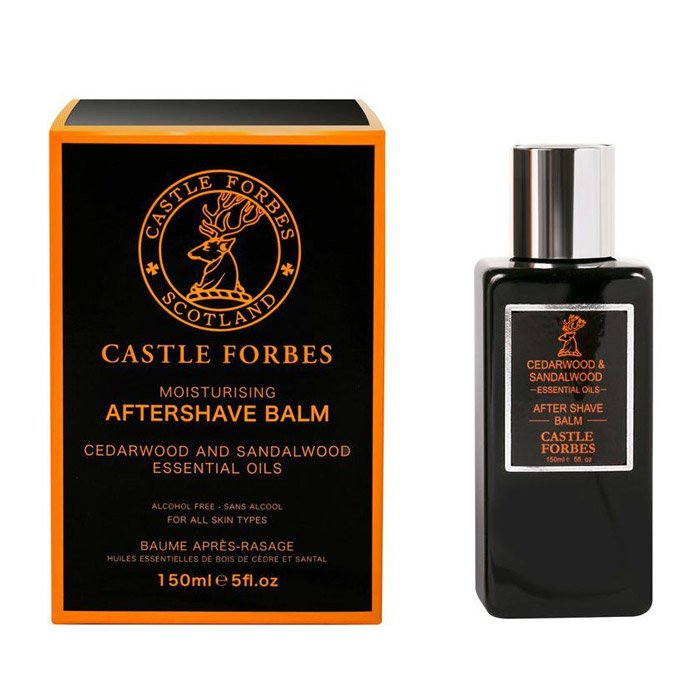 Castle Forbes aftershave balm cedarwood sandalwood 150ml