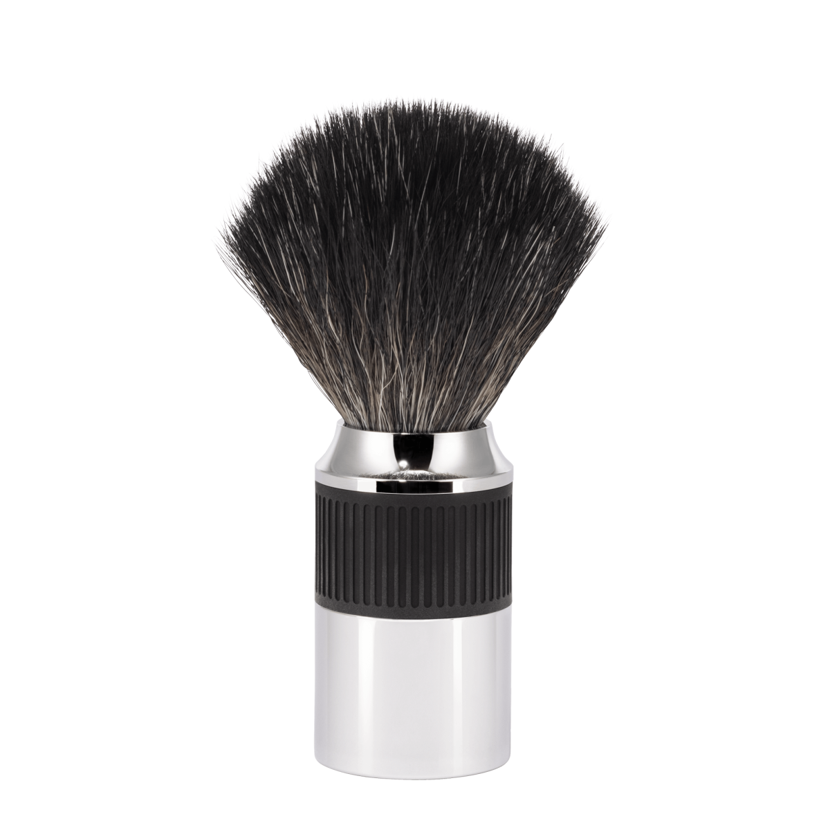 Pincel de barbear Mühle NEO Preto em fibra preta Pincel de barbear Mühle NEO Preto em fibra preta