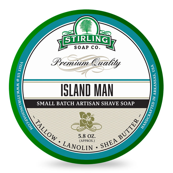 Stirling Soap Company Shaving Cream Island Man 170ml