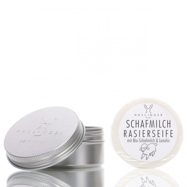 Haslinger Shaving Soap 60gr IN ALUMINUM BOX