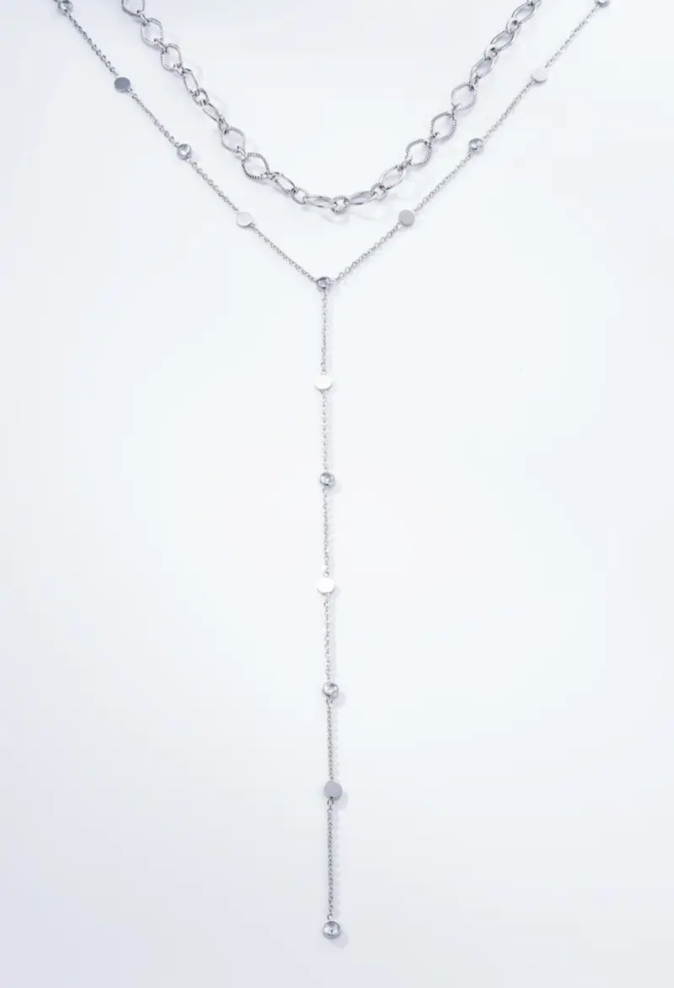 Elysian Elegance Necklace in Stainless Steel