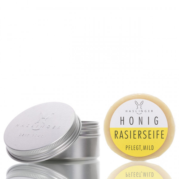 Haslinger Shaving Soap 60gr IN ALUMINUM BOX