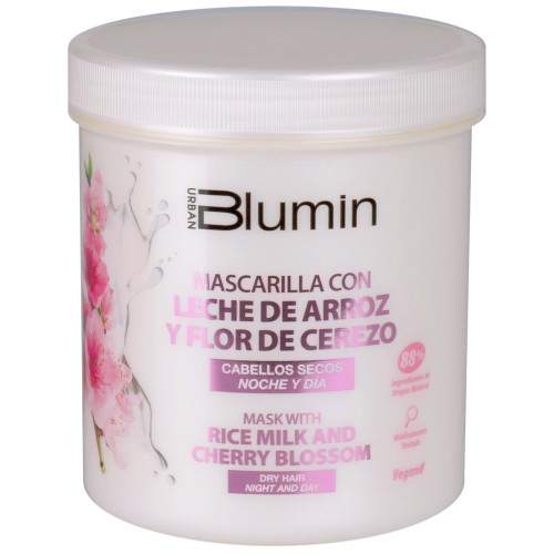 Blumin Máscara suavizante com leite de arroz e flor de cerejeira