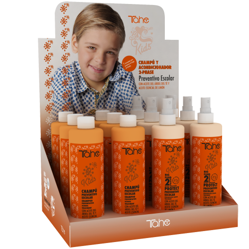 Tahe Shampoo Escolar Preventivo KIDS Protege Bio-Fluido Bifásico