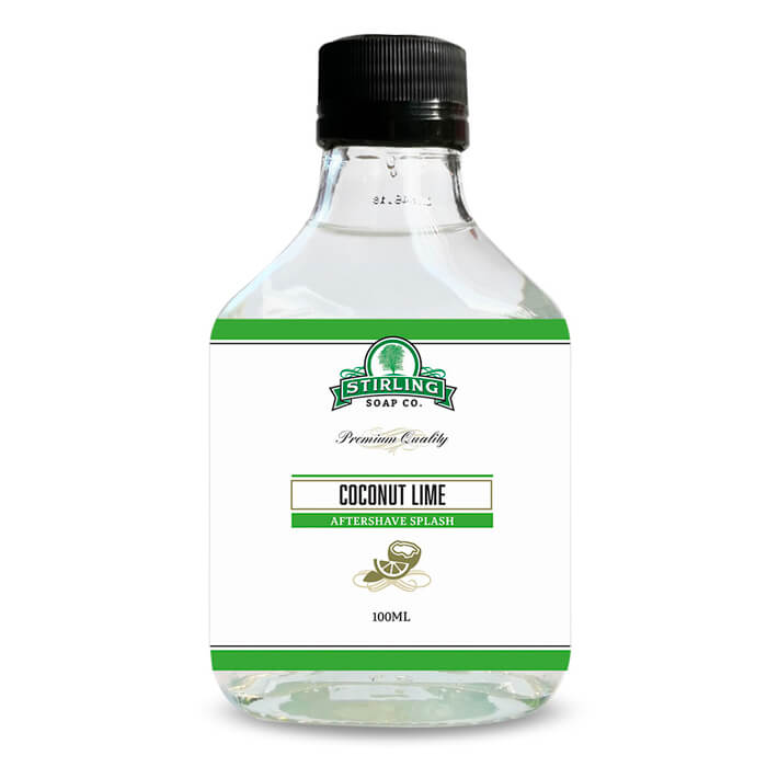Stirling Soap Company Aftershave Coconut Lime 100ml Stirling Soap Company Aftershave Coconut Lime 100ml