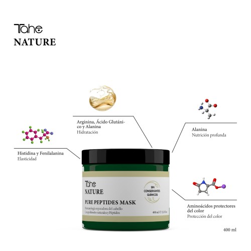 Tahe Máscara Anti-Quebra Pure Peptides Nature