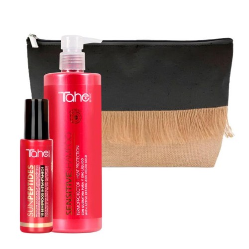 Tahe Pacote de Peptídeos Solares + Shampoo Solar Sensitive Botanic