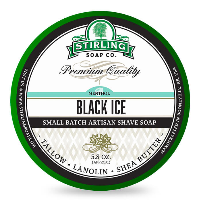 Stirling Black Ice Shaving Soap 170ml
