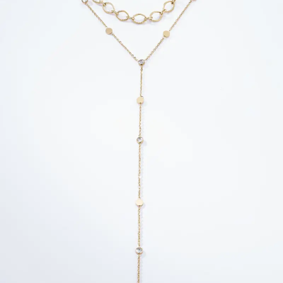 Elysian Elegance Necklace in Stainless Steel