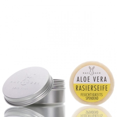 Haslinger Shaving Soap 60gr IN ALUMINUM BOX