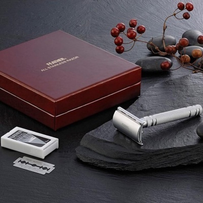 Feather ASD-D2 Stainless Steel Safety Razor
