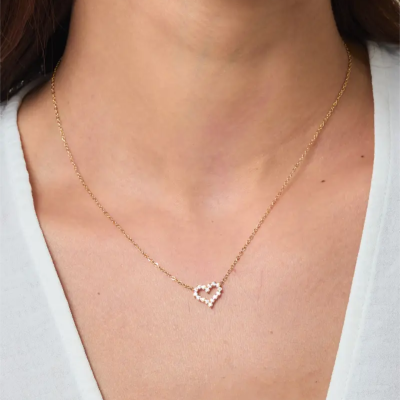 Heart of Elegance Necklace Stainless Steel