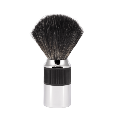 Pincel de barbear Mühle NEO Preto em fibra preta