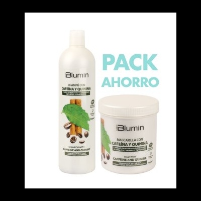 Tahe Pacote Shampoo + Máscara com Cafeína e Quinina