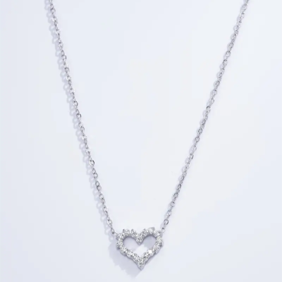 Heart of Elegance Necklace Stainless Steel