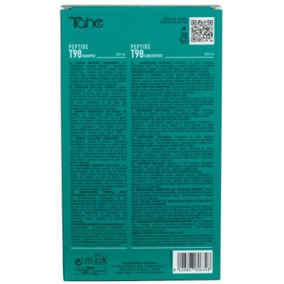 Tahe Programa anti-queda: Concentrado 50 ml + Champô Peptídeo T98