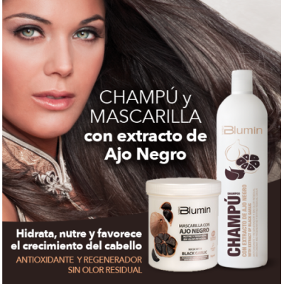 Blumin Máscara antioxidante com extrato de alho preto