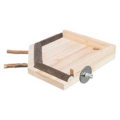 ÁREA DE REPOUSO PARA GAIOLA DE AVES