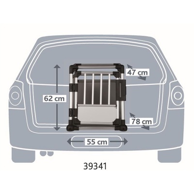 TRANSPORTADORA EM ALUMÍNIO (INCLINADA) PARA CÃES