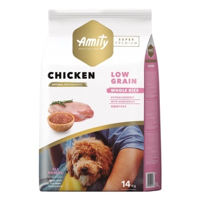 Amity Super Premium (Low Grain) Cão Adulto - Frango