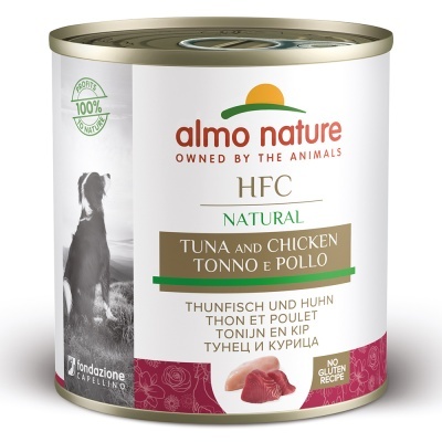 "ALMO NATURE" Cão HFC NATURAL - Atum e Frango (Dif. Unidades)
