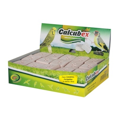 CALCUBEX - 38 CUBOS DE CÁLCIO EM CAIXA EXPOSITORA