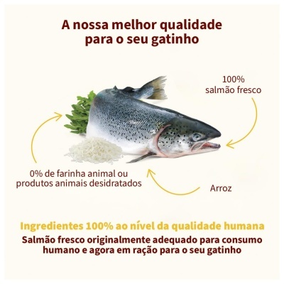 ALMO NATURE HFC "OUR BEST" GATO - SALMÃO